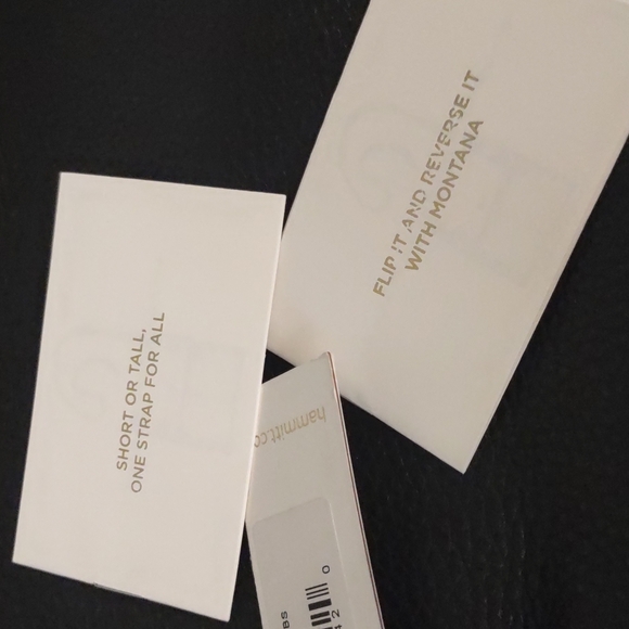 Hammitt Montana Reversible Black Gray Pewter Brushed Silver Crossbody Handbag - Picture 12 of 13